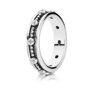 (immagine per) Fedina in argento decorato - 190882CZ - Anelli | PANDORA