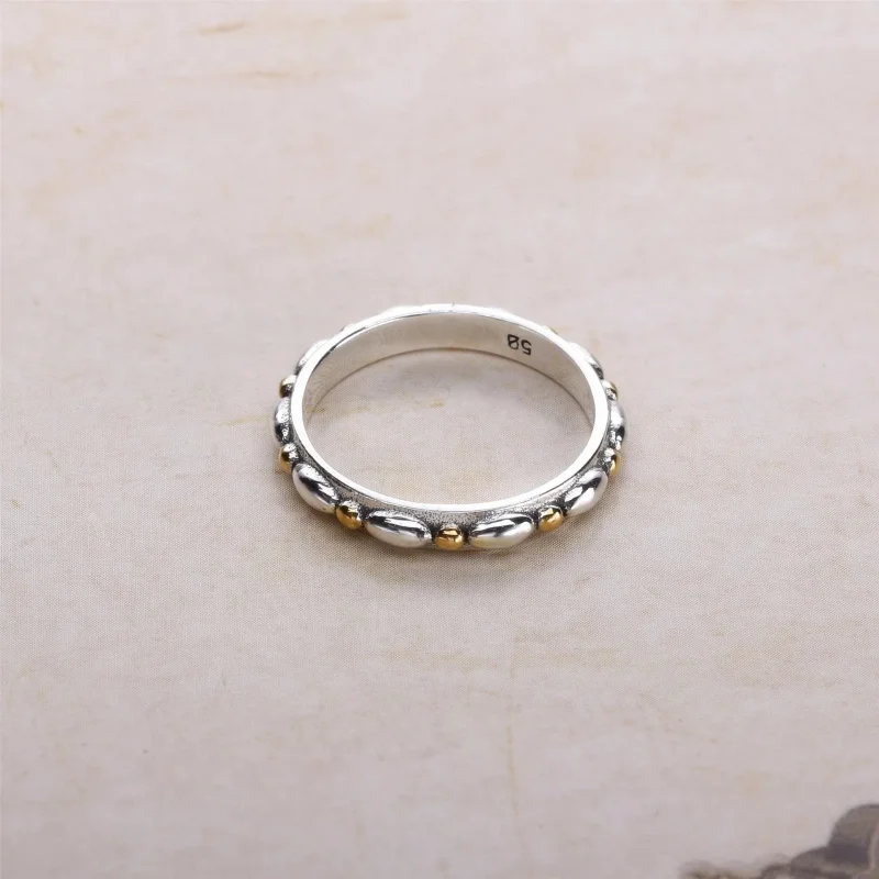 (immagine per) Fedina in argento e oro - 190856 - Anelli | PANDORA - Visualizza 3