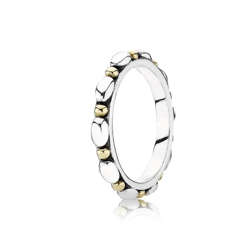 (immagine per) Fedina in argento e oro - 190856 - Anelli | PANDORA