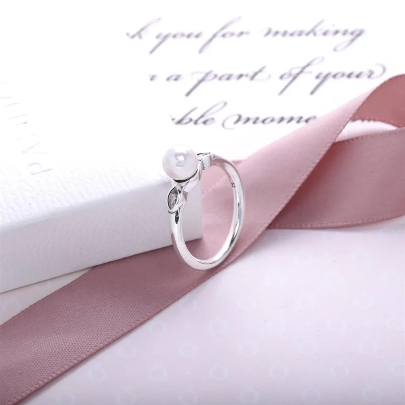 (immagine per) Anello Foglie Luminose - 190964P - Anelli | PANDORA - Visualizza 3