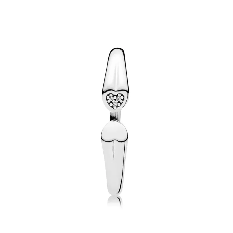 (immagine per) Anello Due Cuori | PANDORA - Visualizza 2