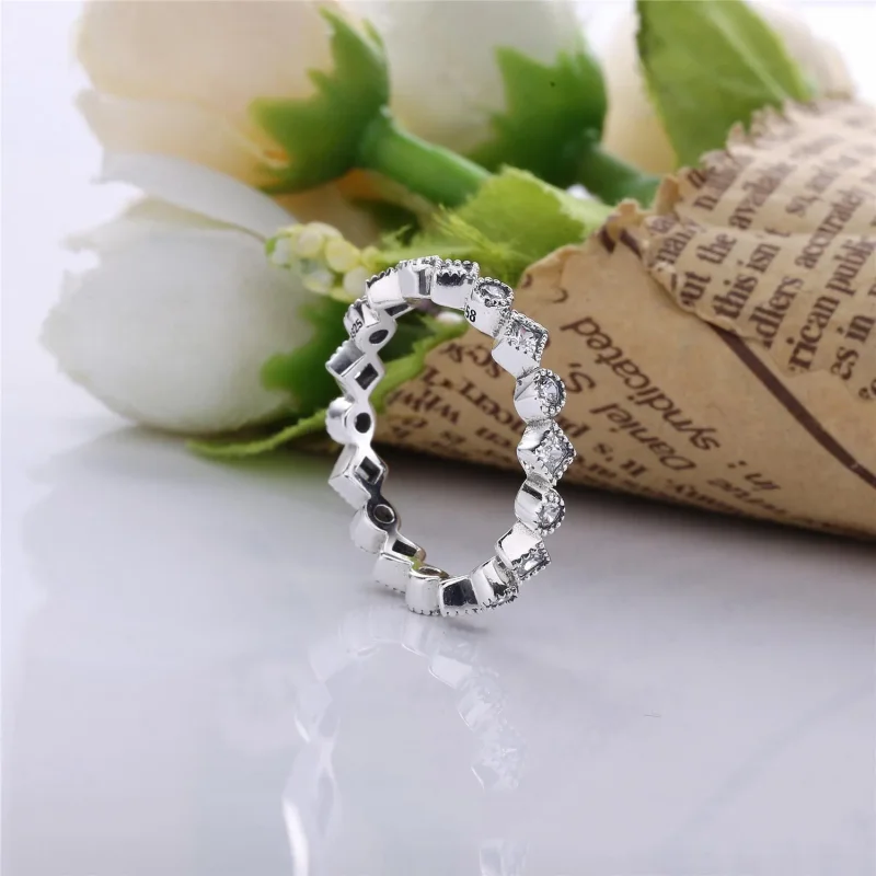 (immagine per) Anello Taglio Princess 190943Cz Anelli Pandora - Visualizza 2