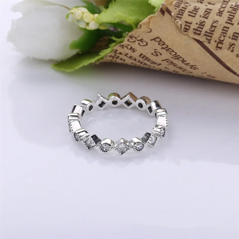(immagine per) Anello Taglio Princess 190943Cz Anelli Pandora - Visualizza 3