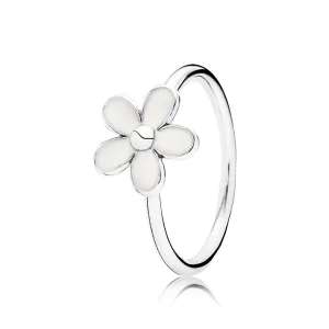 (immagine per) Anello con margherita bianca - 190899EN12 - Anelli | PANDORA