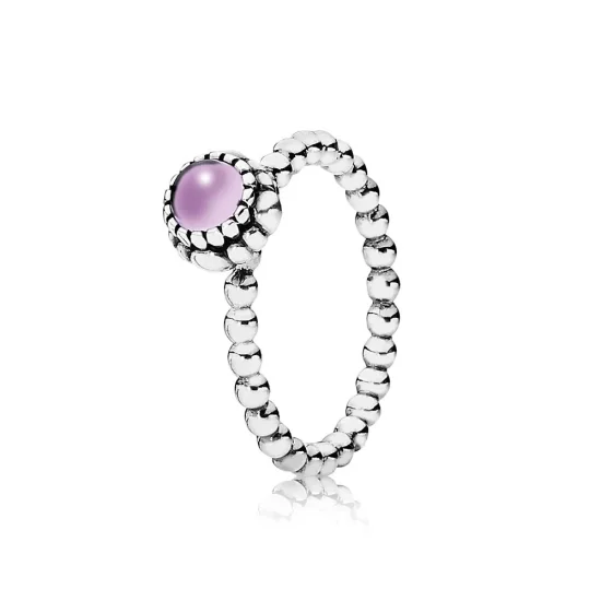 (immagine per) Anello con pietra natale Febbraio - Prezzi 28.98 | PANDORA