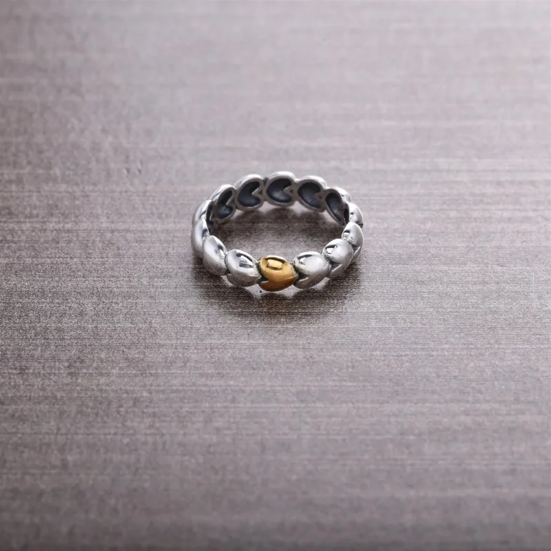 (immagine per) Fedina con cuore in oro - 190898 - Anelli | PANDORA - Visualizza 2