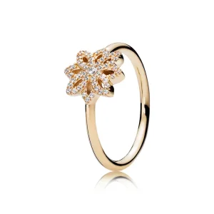 (immagine per) Anello Foglia Dorata - 150182CZ - Anelli | PANDORA