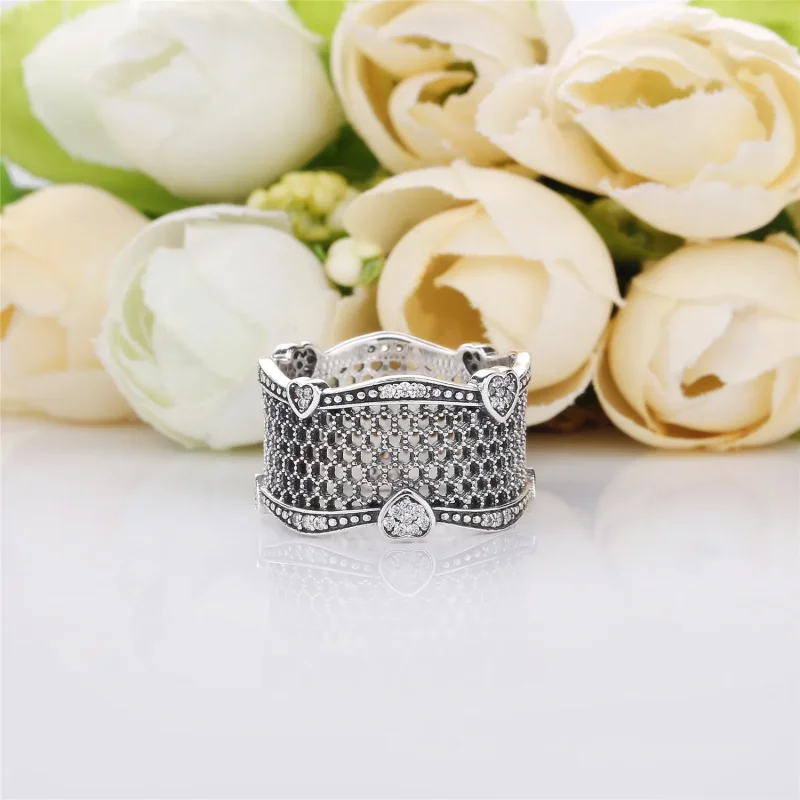 (immagine per) Anello PANDORA Pizzo dâ€™Amore - Visualizza 3