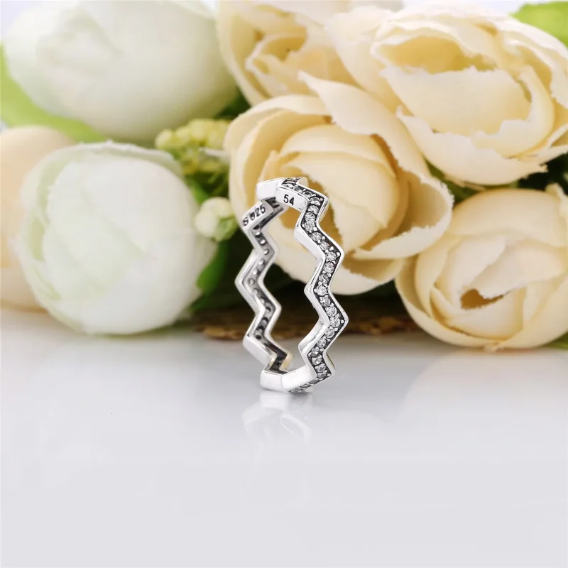 (immagine per) Anello PANDORA Zigzag Scintillante - Visualizza 2