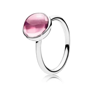 (immagine per) Anello Goccia Poetica Rosa 190982Pcz Anelli Pandora