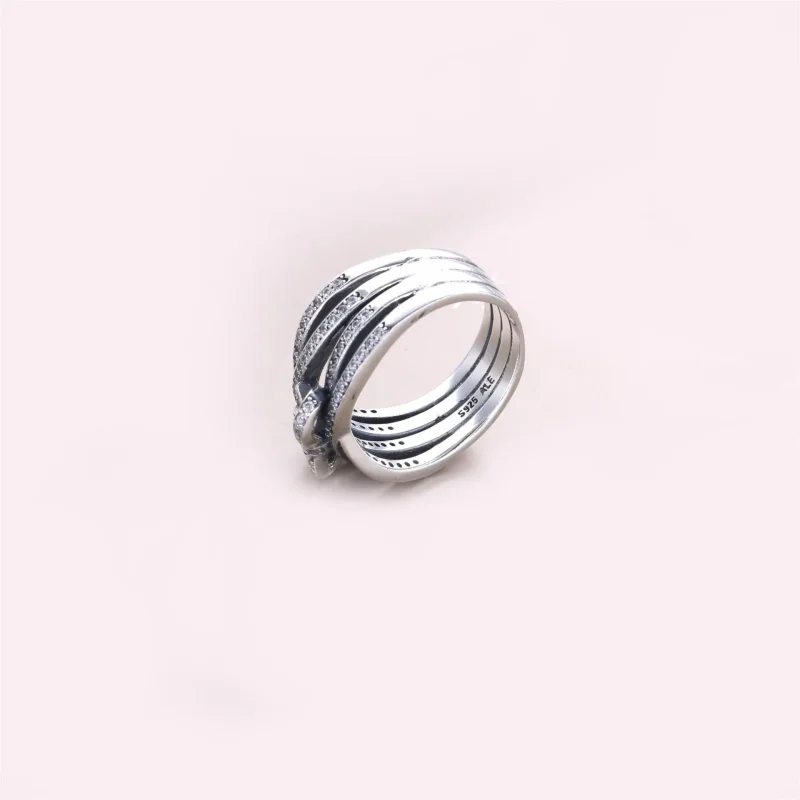 (immagine per) Anello Delicati sentimenti - 190995CZ - Anelli | PANDORA - Visualizza 3