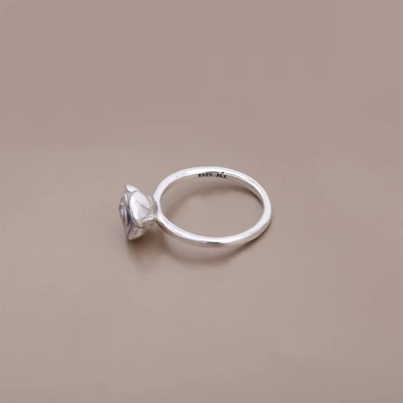 (immagine per) Anello con rosa - 190905EN40 - Anelli | PANDORA - Visualizza 3