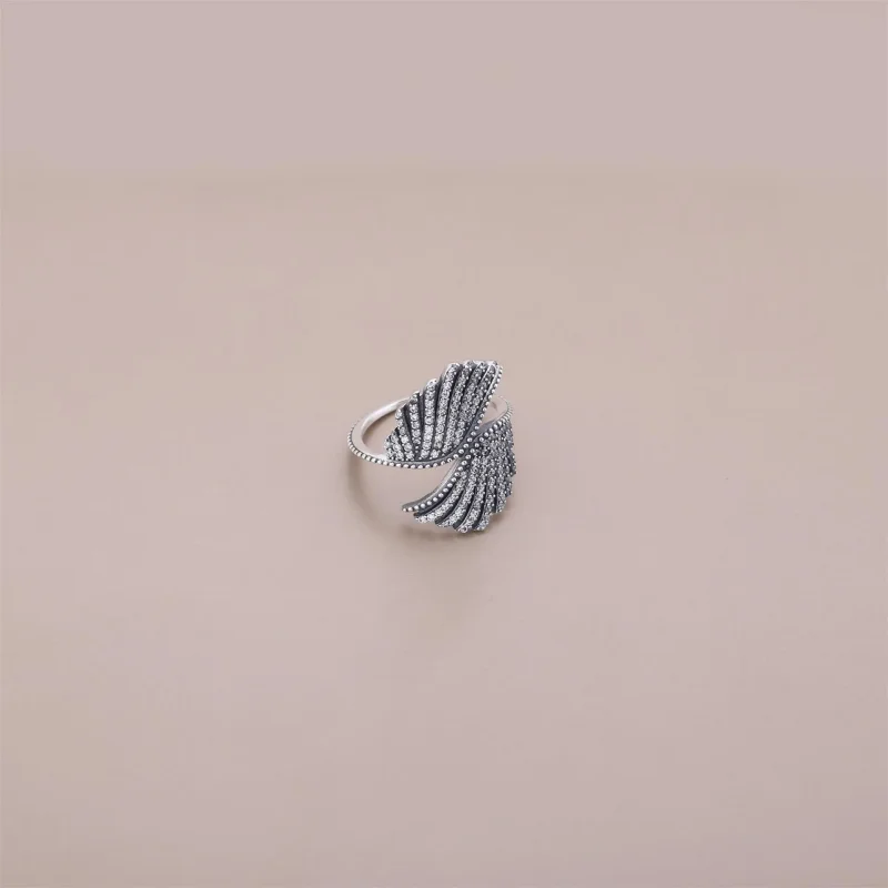 (immagine per) Anello Piume Reali - 190960CZ - Anelli | PANDORA - Visualizza 2