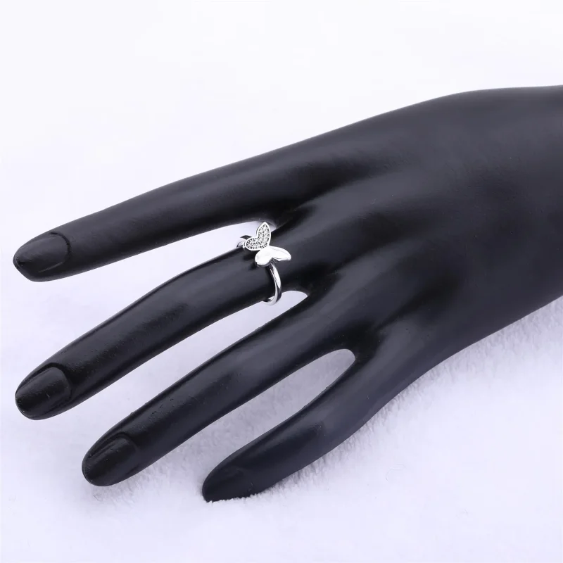 (immagine per) Anello in argento con Farfalla | PANDORA - Visualizza 4