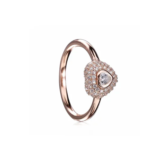 (immagine per) Anello In Argento Con Cuore Fidanzamento Pandora