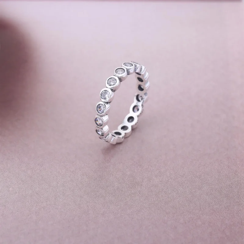 (immagine per) Anello Glamour Brillante - 190942CZ - Anelli | PANDORA - Visualizza 2