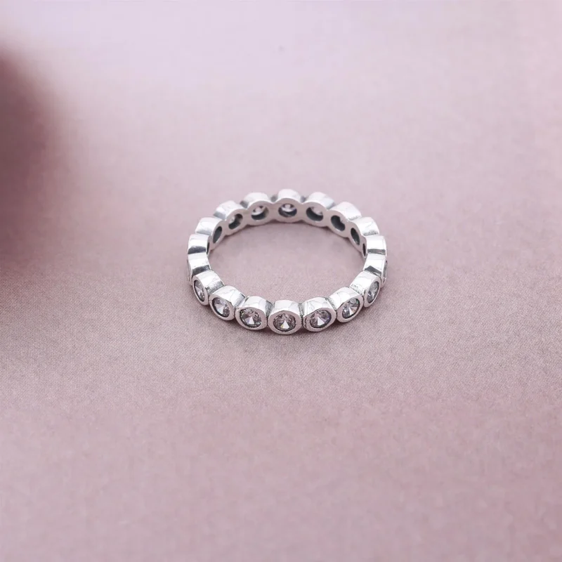 (immagine per) Anello Glamour Brillante - 190942CZ - Anelli | PANDORA - Visualizza 3