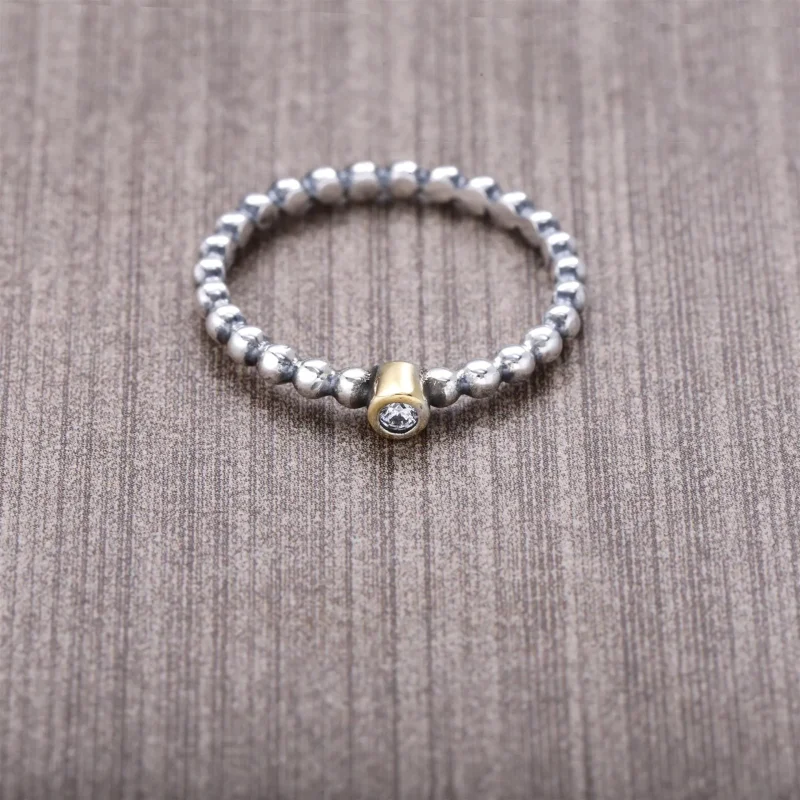 (immagine per) Anello in argento con oro, diamante, 3 ct w/vs - 190214D - Anelli | PANDORA - Visualizza 3