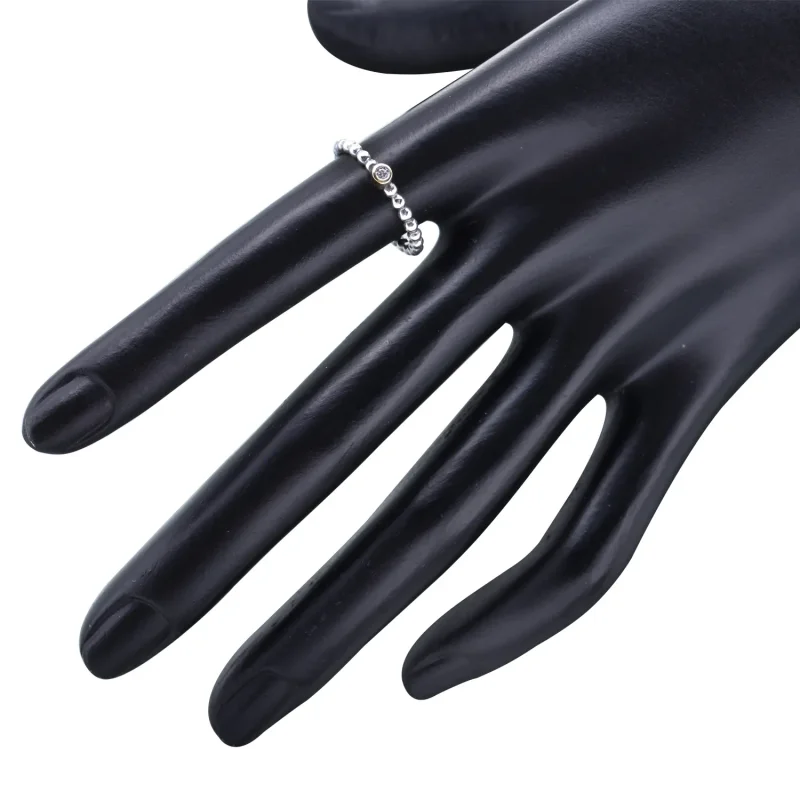 (immagine per) Anello in argento con oro, diamante, 3 ct w/vs - 190214D - Anelli | PANDORA - Visualizza 4
