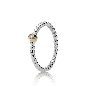 (immagine per) Anello in argento con oro, diamante, 3 ct w/vs - 190214D - Anelli | PANDORA