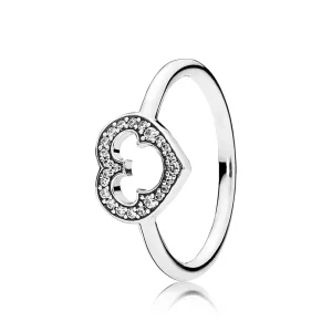 (immagine per) Anello in argento con Mickey Silhouette | PANDORA