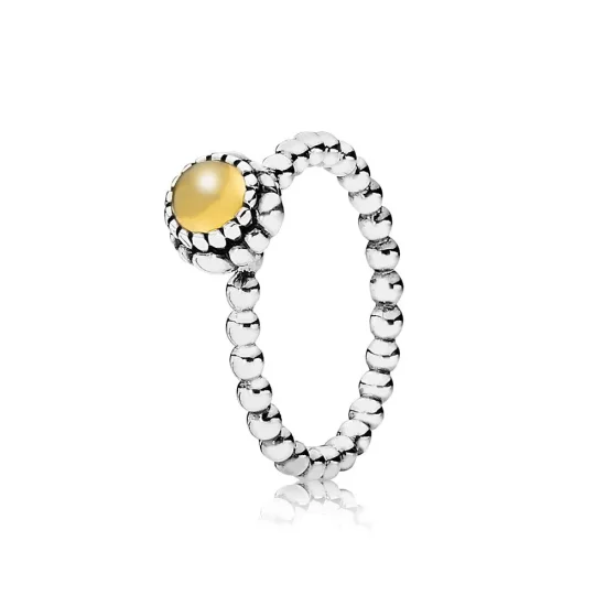 (immagine per) Anello con pietra natale Novembre - 190854CIG - Anelli | PANDORA