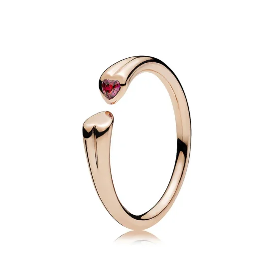 (immagine per) Anello Due Cuori Pandora