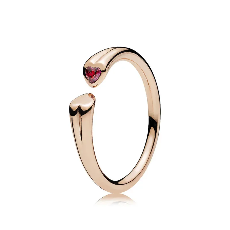 (immagine per) Anello Due Cuori Pandora