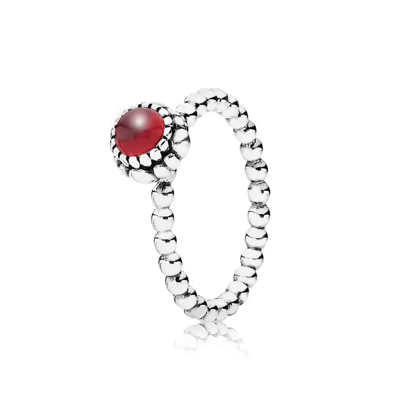 (immagine per) Anello con pietra natale Gennaio - 190854GA - Anelli | PANDORA