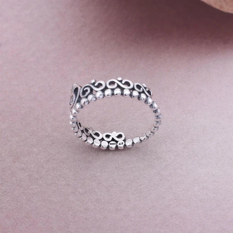 (immagine per) Anello in argento a forma di tiara - 190880CZ - Anelli | PANDORA - Visualizza 3