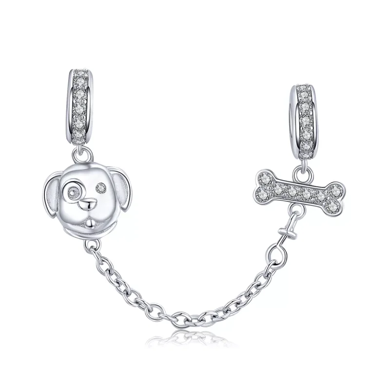 (immagine per) Catena di Sicurezza tipo Pandora Adorabile cucciolo - SCC1434