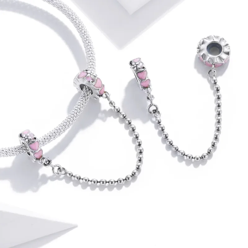 (immagine per) Catena di Sicurezza tipo Pandora Amore Daisy - SCC1799 - Visualizza 4