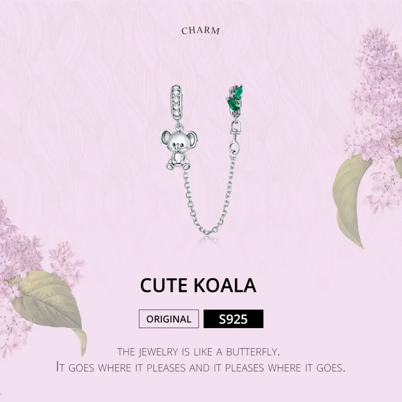 (immagine per) Catena di Sicurezza tipo Pandora Koala carino - SCC1523 - Visualizza 6
