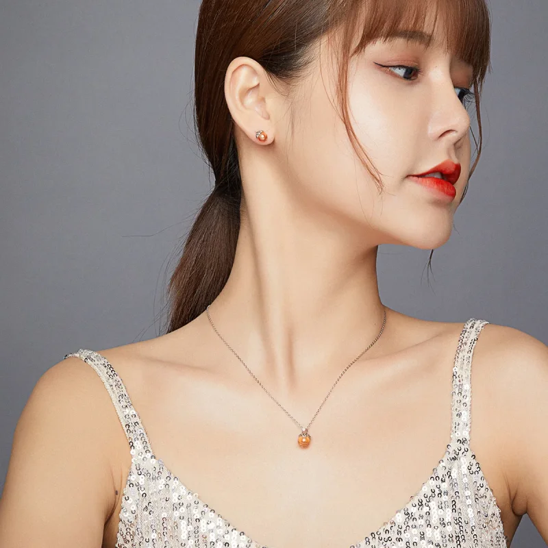 (immagine per) Parure di gioielli tipo Pandora Ghiande splendenti - SET019 - Visualizza 3