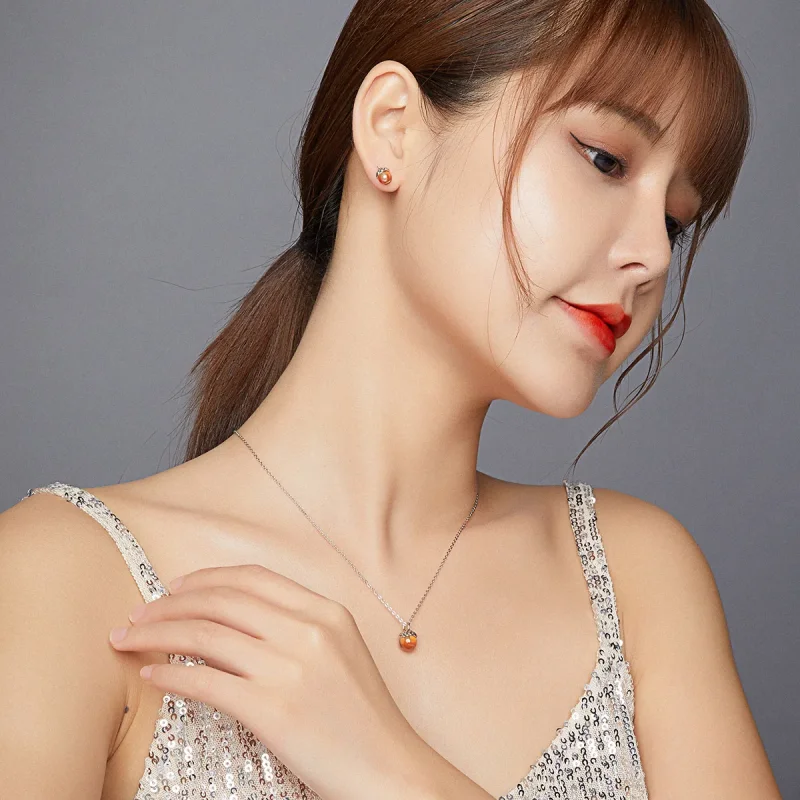 (immagine per) Parure di gioielli tipo Pandora Ghiande splendenti - SET019 - Visualizza 4