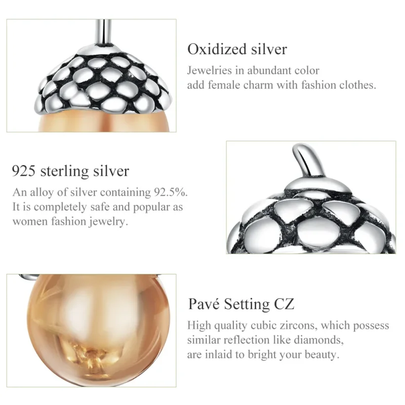 (immagine per) Parure di gioielli tipo Pandora Ghiande splendenti - SET019 - Visualizza 6