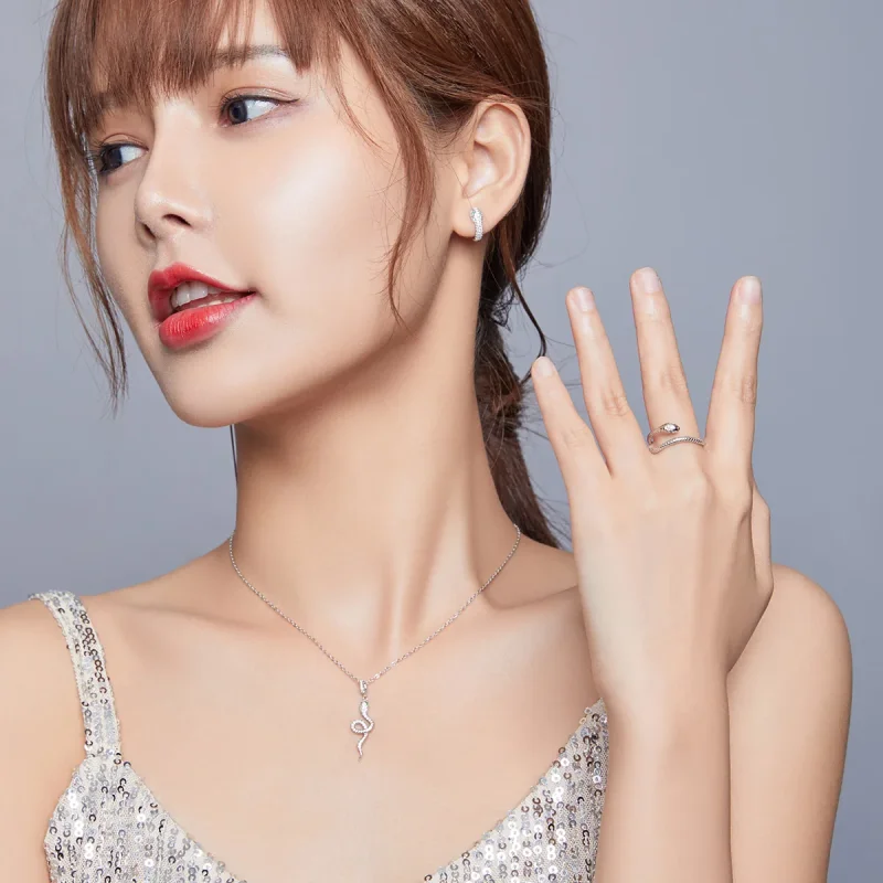 (immagine per) Parure di gioielli tipo Pandora Serpenti - SET020 - Visualizza 2