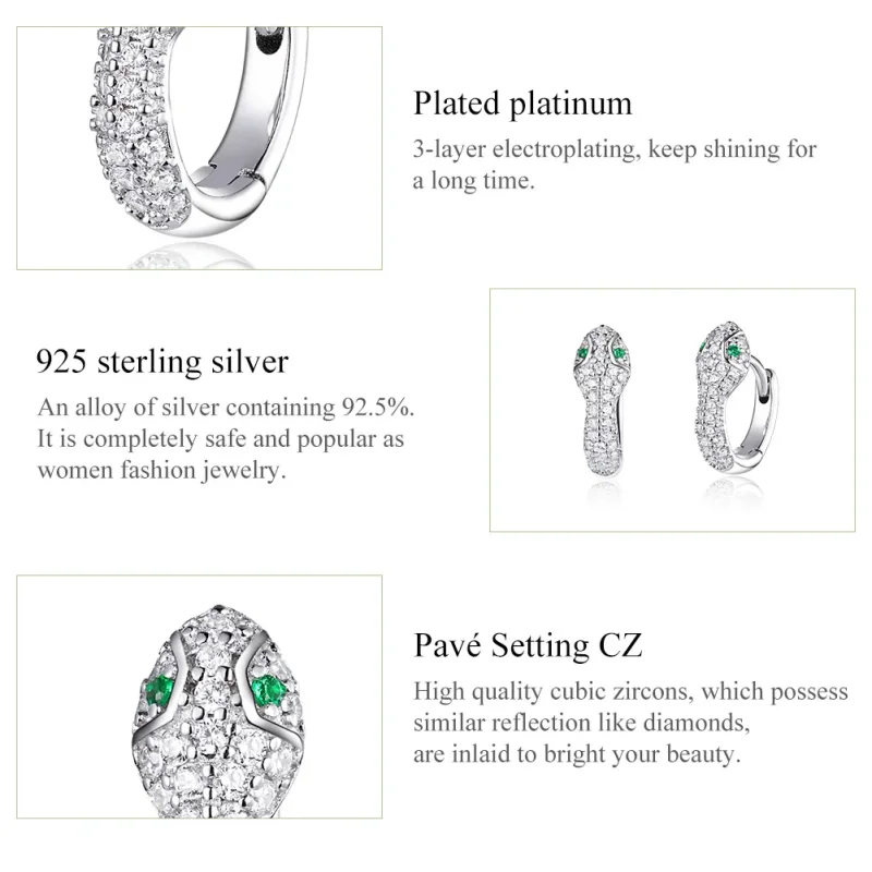 (immagine per) Parure di gioielli tipo Pandora Serpenti - SET020 - Visualizza 6
