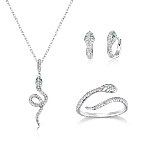 Parure di gioielli tipo Pandora Serpenti - SET020 (immagine per) Parure di gioielli tipo Pandora Serpenti - SET020