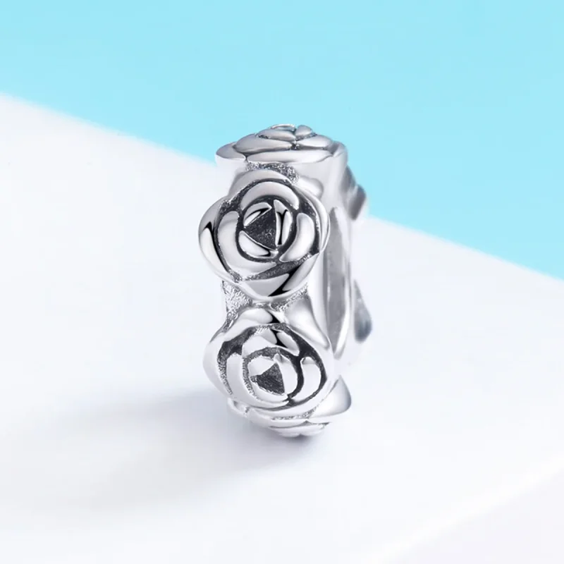 (immagine per) Distanziatore tipo Pandora Corona di rose - SCC596 - Visualizza 3