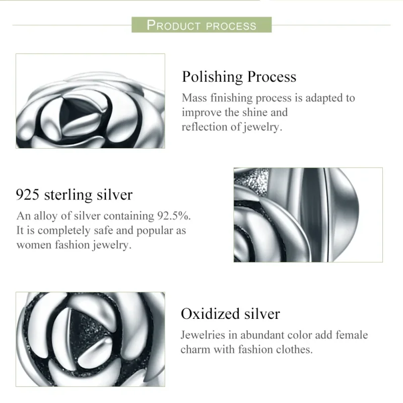 (immagine per) Distanziatore tipo Pandora Corona di rose - SCC596 - Visualizza 7