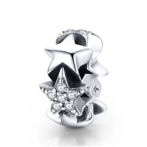 (immagine per) Distanziatore tipo Pandora Piccole Stelle - SCC929