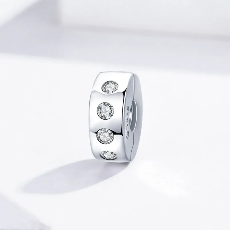 (immagine per) Distanziatore tipo Pandora Zirconia - BSC165 - Visualizza 2