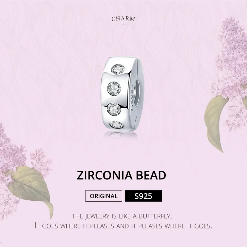 (immagine per) Distanziatore tipo Pandora Zirconia - BSC165 - Visualizza 6