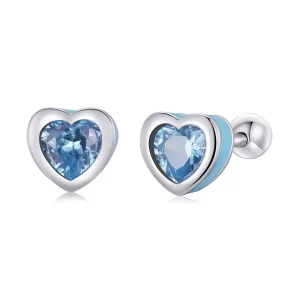 (immagine per) Orecchini a Lobo tipo Pandora Amore semplice - SCE1352-LB