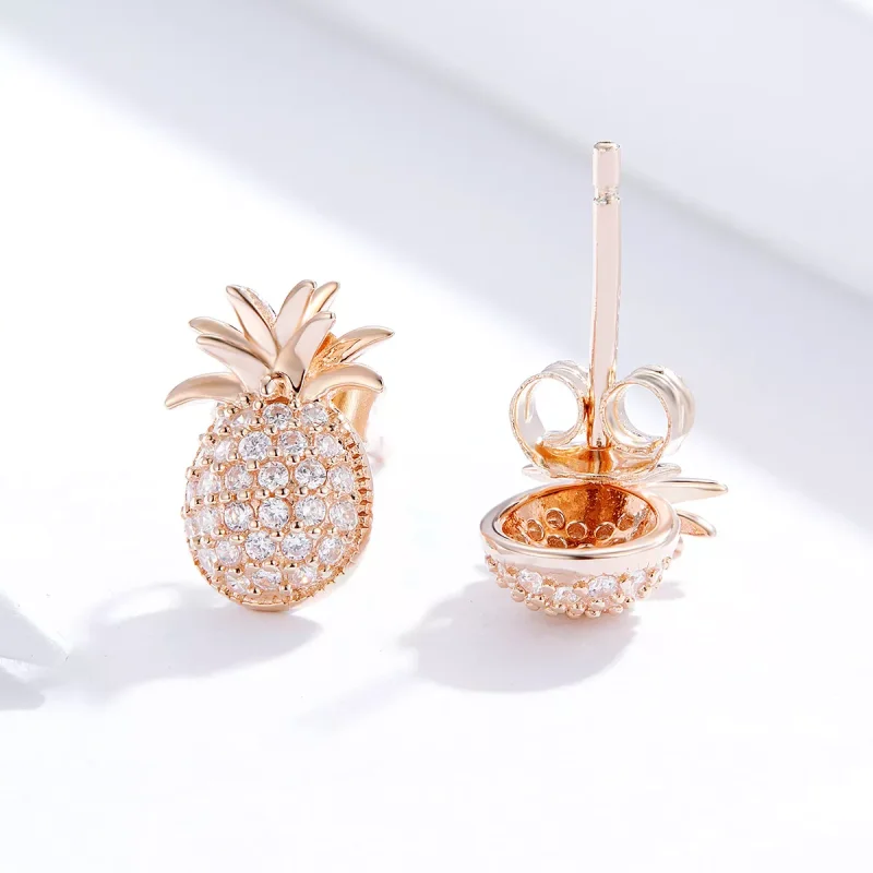 (immagine per) Orecchini a Lobo tipo Pandora Ananas - SCE803 - Visualizza 4
