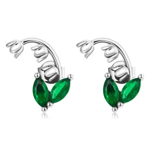 (immagine per) Orecchini a Lobo tipo Pandora Bell'orchidea - SCE1363