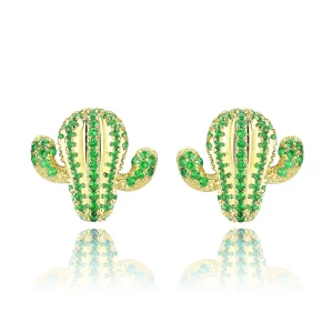 (immagine per) Orecchini a Lobo tipo Pandora Cactus - BSE013