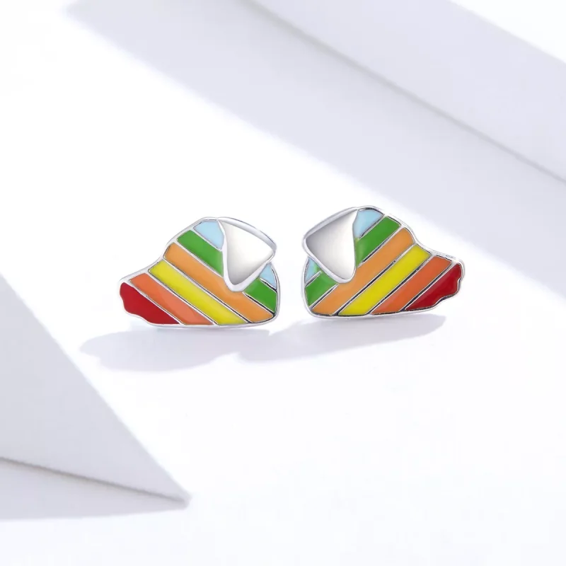(immagine per) Orecchini a Lobo tipo Pandora Cane arcobaleno - SCE825 - Visualizza 2