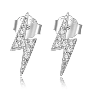 (immagine per) Orecchini a Lobo tipo Pandora Mini Fulmine - BSE599-A